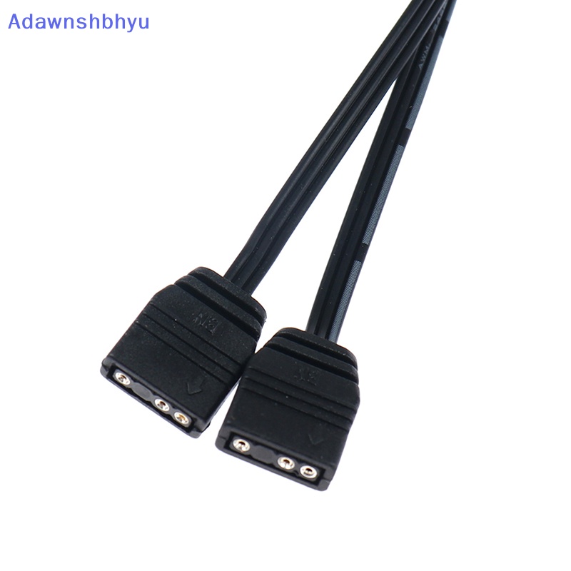 Adhyu 5V 3-pin RGB 10 Hub Splitter SATA Power 3pin ARGB Adapter Kabel Ekstensi ID