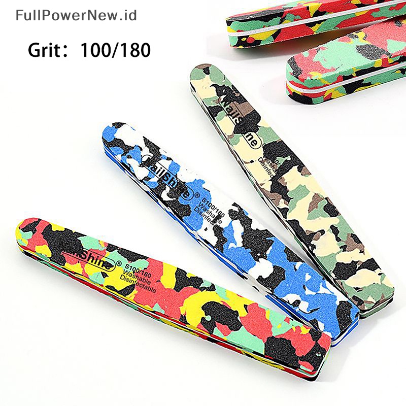 Power 5Pcs Amplas Kuku Penderita Acrylic Manicure Care Files Art Surface Sponge ID