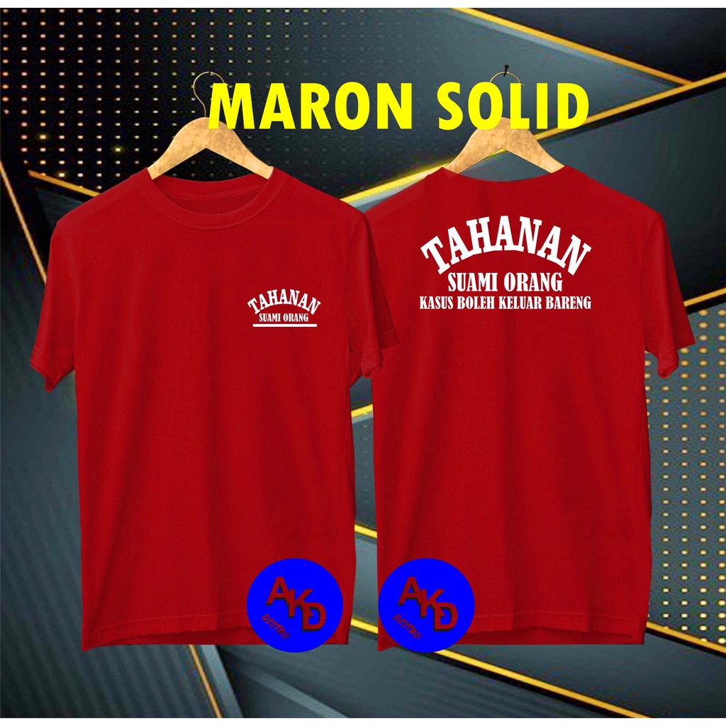 Cod Diskon Promo /Kaos SUAMI ORANG TAHANAN SUAMI ORANG/KAOS  Santri   KAOS COWOK