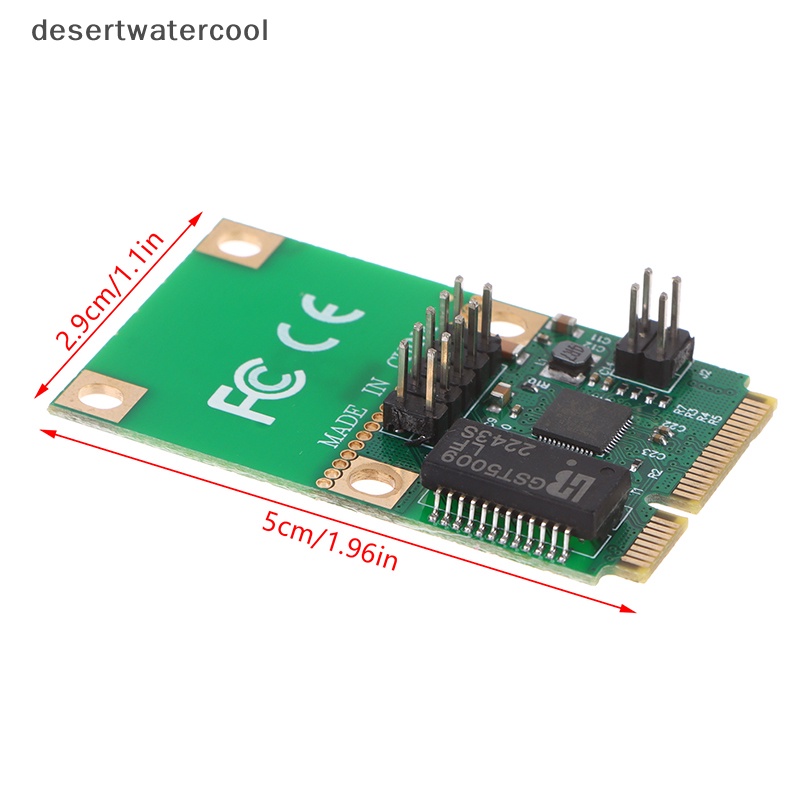 Deid 1Set Kartu Jaringan Mini PCI-E 1000Mbps Gigabit Ethernet RJ45 LAN Network Adapter Built-in Wired LAN Martijn