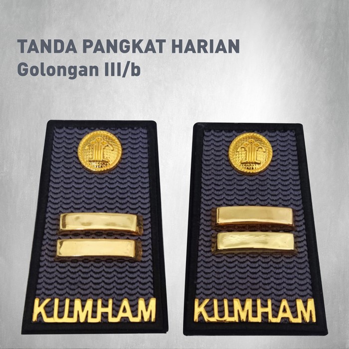 Pangkat PDH KUMHAM Gol. III/b