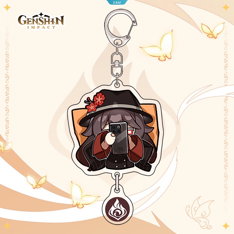 Game Genshin Impact Kamisato Ayato Itto Gorou Xiao Hu Tao Plat Akrilik Dekorasi Desktop Stand-up Sign Gantungan Kunci Anime Badge Cosplay Hadiah [ZK]