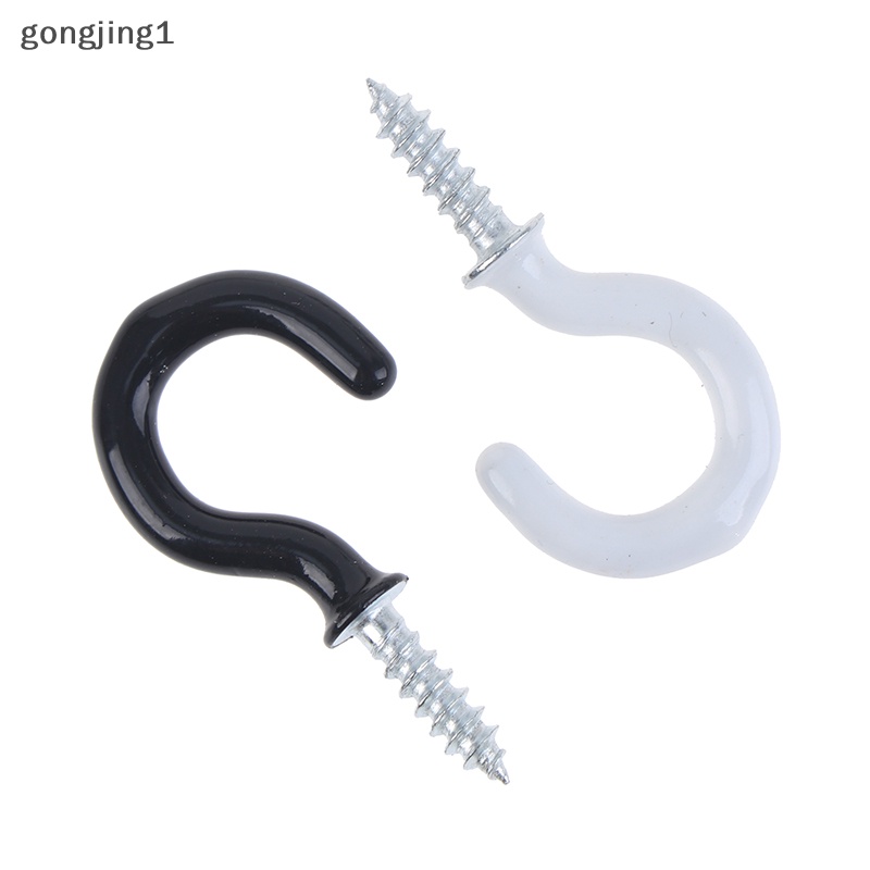 Ggg 10Pcs Mug Shouldered Hanger Cup Hooks Heavy Duty Screw-In Ceiling Hooks Cup ID