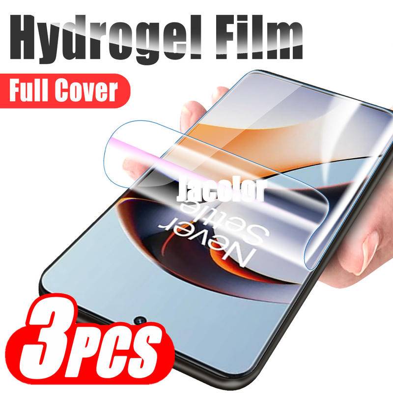 1-3pcs Pelindung Layar Untuk OnePlus 10 10R 10T 11 R Ace 2 2V Pro Racing Water Gel Film Hydrogel Untuk OnePlus Nord 2T CE 2 3 N20 N30 N300 Lite 5G Safety Film Bukan Kaca