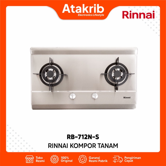 RINNAI KOMPOR TANAM RB-712N-S / 712N (S)