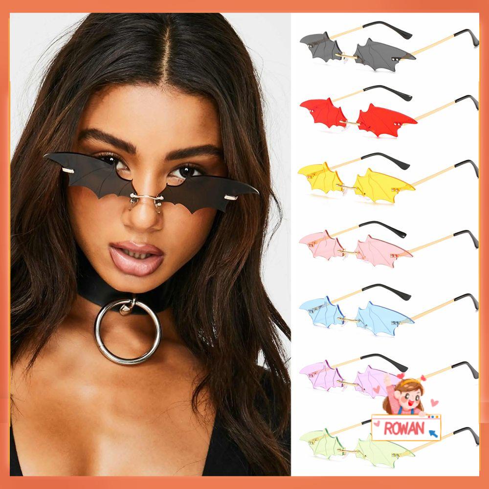 R-flower Women Sunglasses Novelty Pesta Bingkai Logam Kacamata Slim Sunglasses