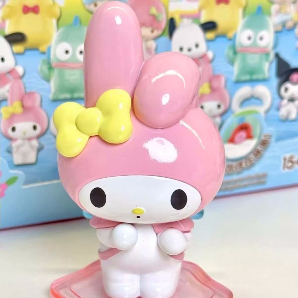 New Sanrio Small Companion Series Blind Box Cinnamoroll Pompom Purin Mymelody Kuromi Hello kitty Tidy Play Hias Kado