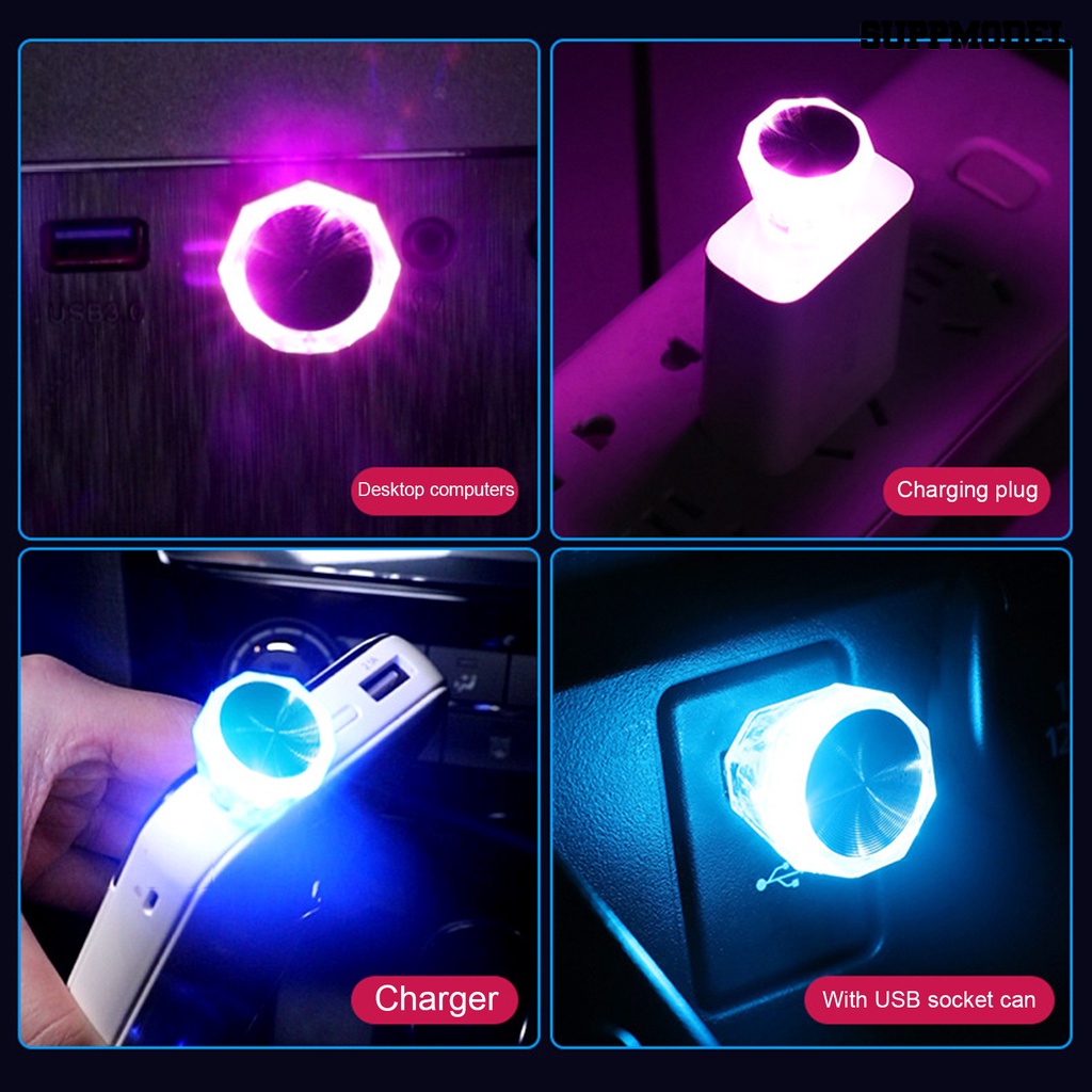 [SM]Lampu Ambient Mobil Antarmuka USB Plug And Play Buat Suasana Universal Mobil Miniatur Lampu Malam LED Aksesoris Interior