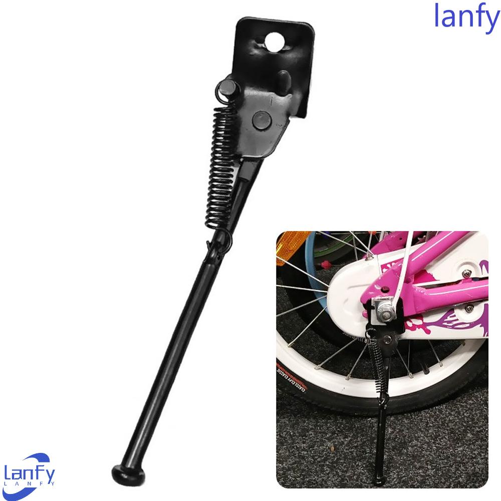 Lanfy Anak-Anak Sepeda Kickstand Aksesoris Sepeda Bagian Sepeda Warna Hitam12 /14 /16 /18 /20 Inci Untuk Anak-Anak Penopang Parkir