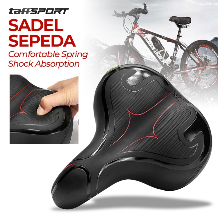 Sadel Sepeda Comfortable Spring Shock Absorption - SX-2020 - Hitam