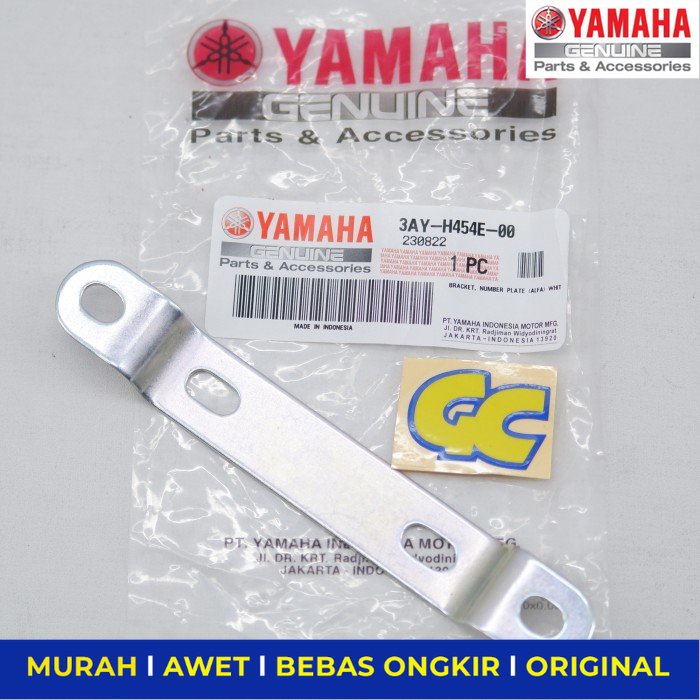 Dudukan Plat Nomor  Bracket Plat Nomor Nouvo Mio  F1ZR Vega Ori - Sparepart Sperpart Spare Part Moto
