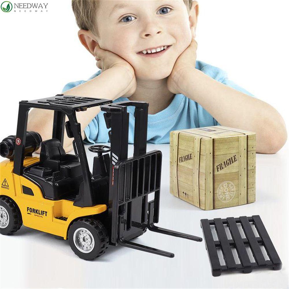 Needway Forklift Mainan Gesekan Hadiah Mini Balita Anak Edukasi Mobil Model Car Main Mainan Toy Vehicles Konstruksi Kendaraan