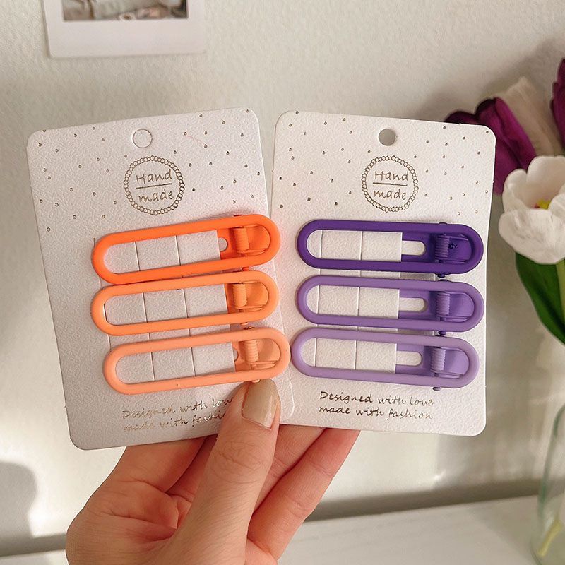 Set klip rambut warna-warni wanita fashion korea barang import dengan harga grosir bahan berkualitas import harga grosir bisa cod