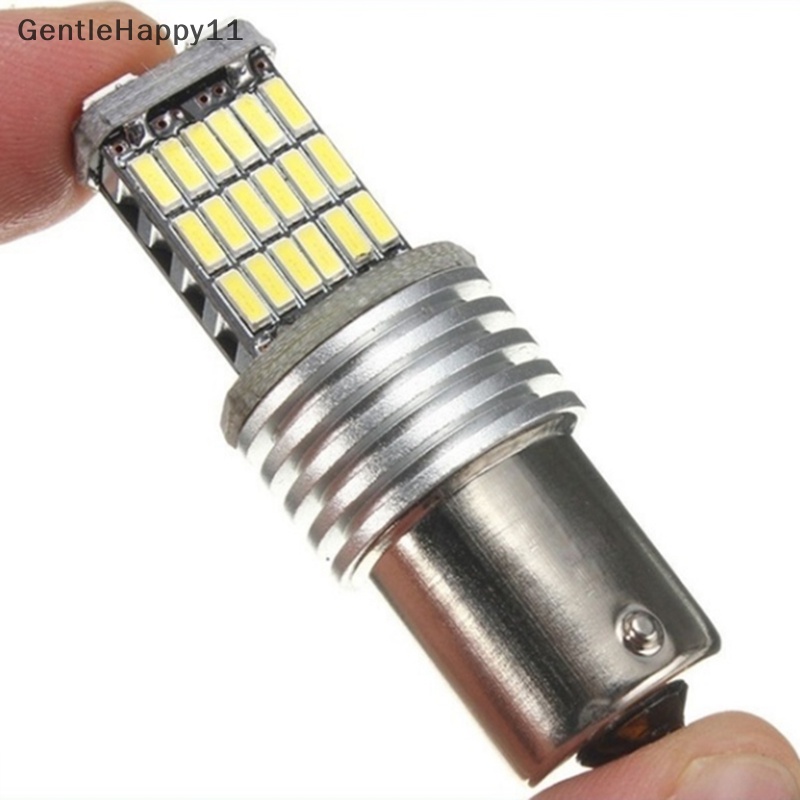 Gentlehappy 1157lampu led Canbus P21W/5W Bay15d 45lampu led smd 4014rem Stop Cadangan Ekor Lampu Bohlam id