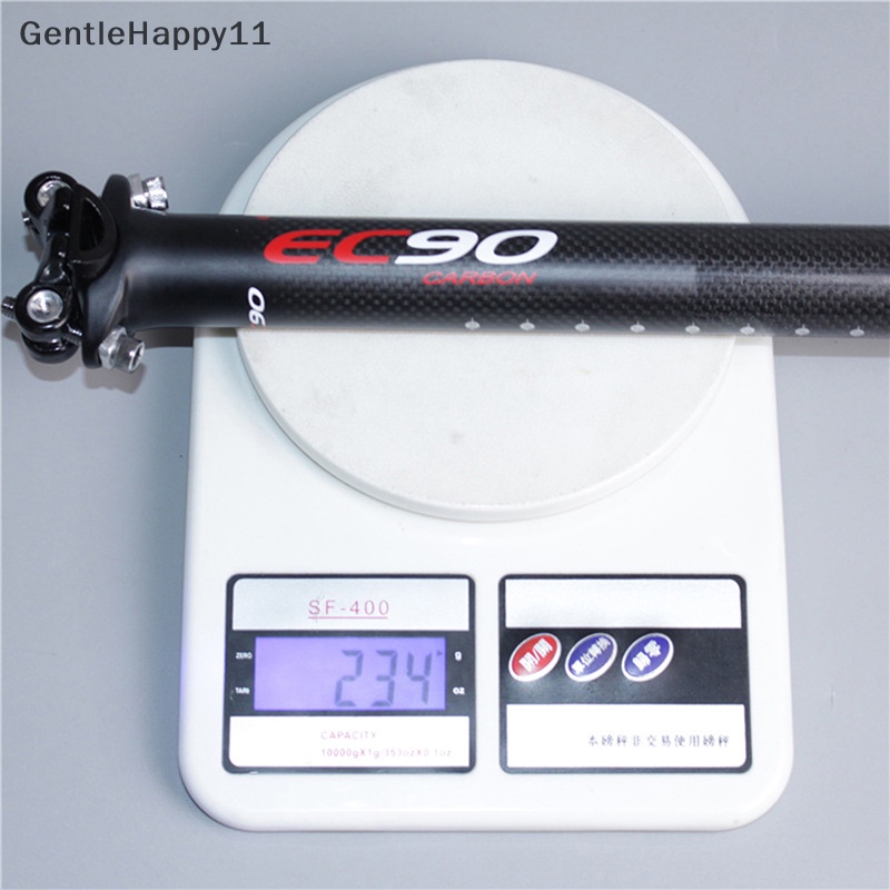 Gentlehappy EC90 3K Matte Full Carbon Fiber Seatpost Kursi Sepeda Jalan Saddle Post Tube New id