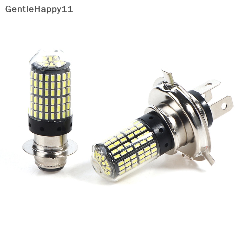 Gentlehappy Lampu Depan Motor LED H4 H6 Bohlam Hi Lo beam 144SMD Moto Lampu Motor LED id