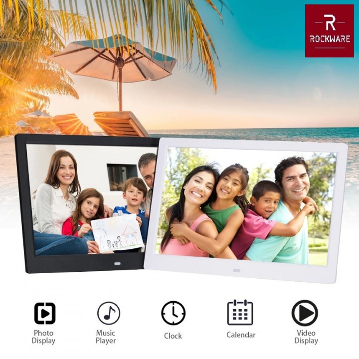 23 ROCKWARE RW-SJD1203 - 12 inch Digital Photo Frame - Frame Foto Digital