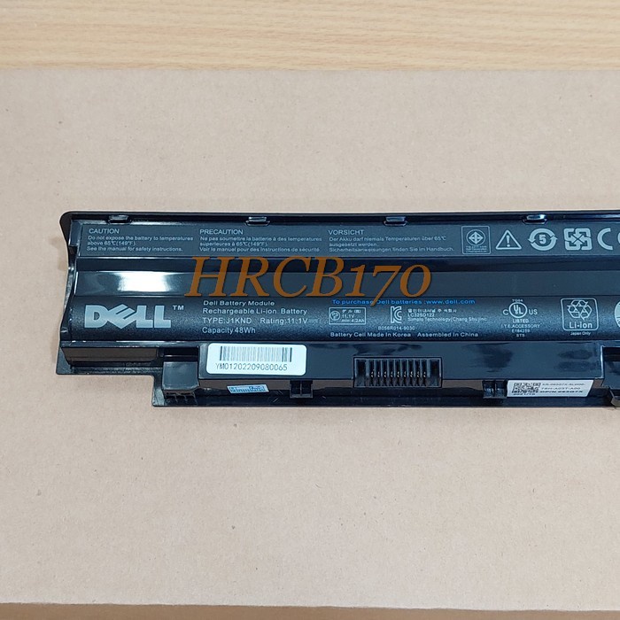 Baterai Dell Inspiron 3420 N4050 N4010 Vostro 3450 3550 Series -HRCB