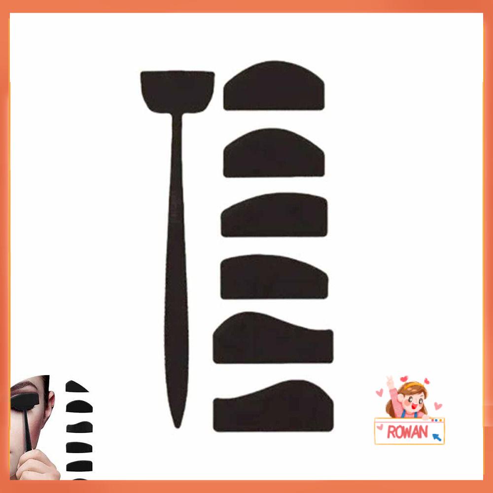 R-FLOWER Eye Shadow Powder Aplicator New 6in1 Crease Line Kits Lazy Set Makeup Mata