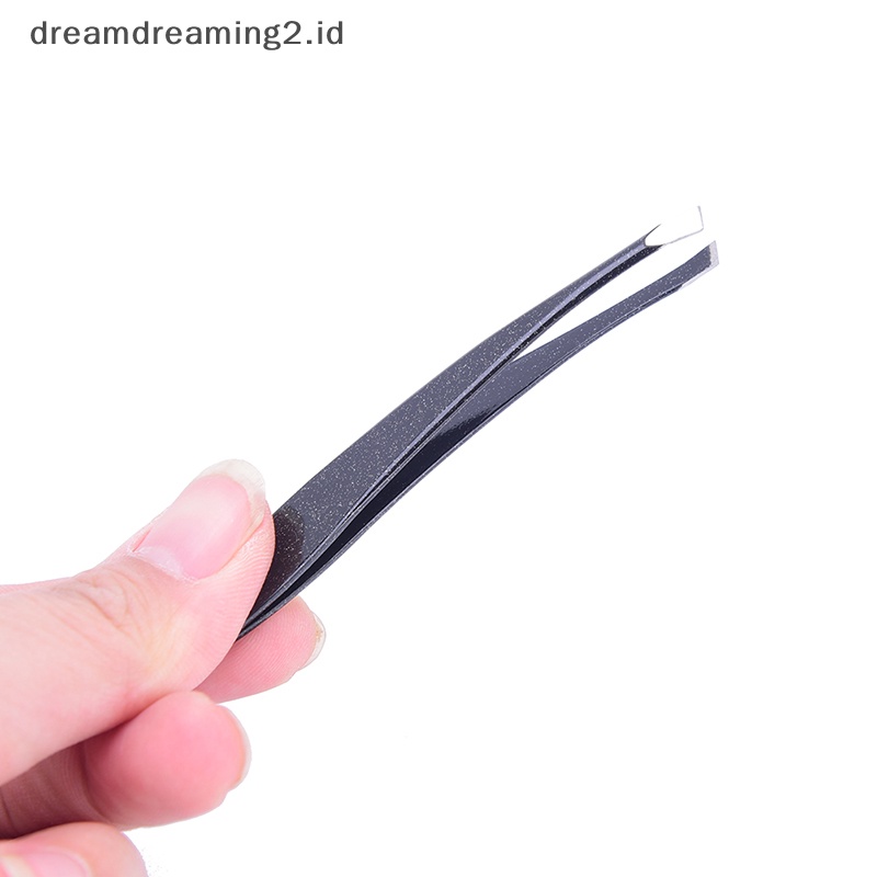 (drea) Profesional stainless steel tweezer Alis Wajah Hidung Rambut Klip remover Alat //