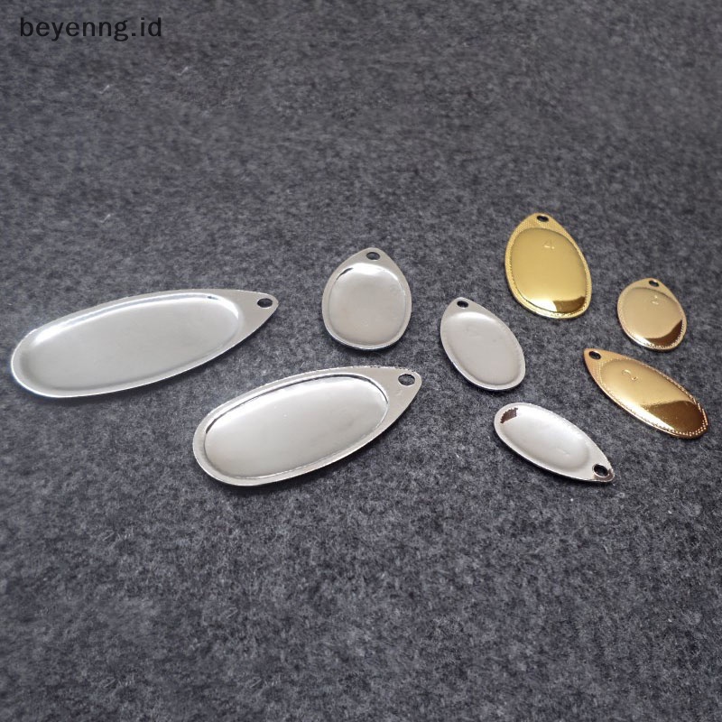 Beyen 10pcs Nickel Plag Steel Colorado Spinner Halus Buzz Blades Finish ID