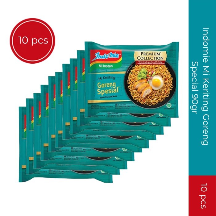 

Indomie Keriting Goreng Special Premium Collection 90gr 10 pcs