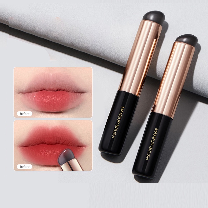 Kuas Concealer Brush Concealer Kepala Bulat Silikon Lembut Portabel Mudah Noda Alat Makeup Kecantikan