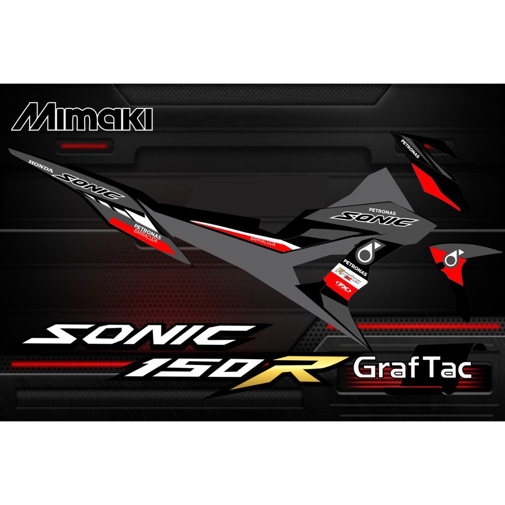 Stiker Striping Motor HONDA SONIC 150R Full Variasi Murah striping motor sonic 150r variasi warna St