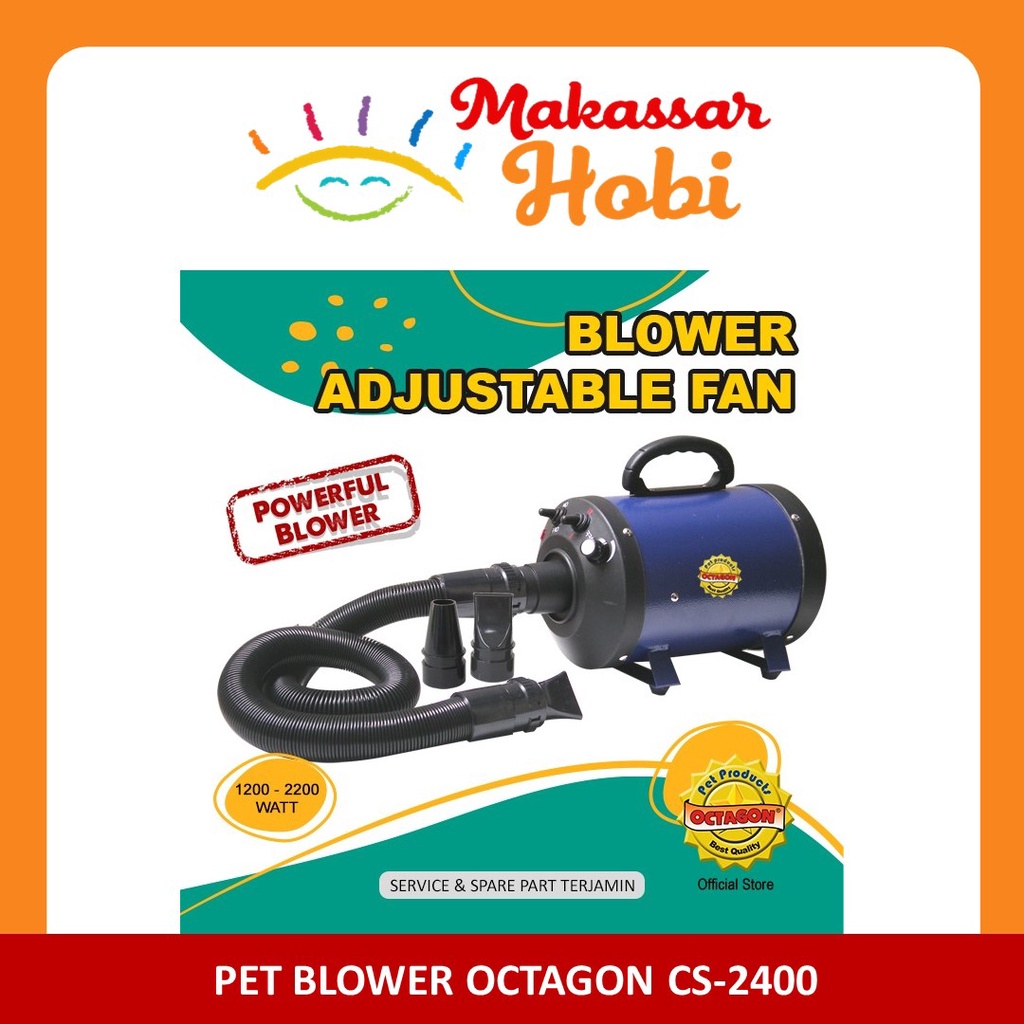 Octagon CS-2400 Pet Blower Hair Dryer Pengering Bulu Anjing Kucing