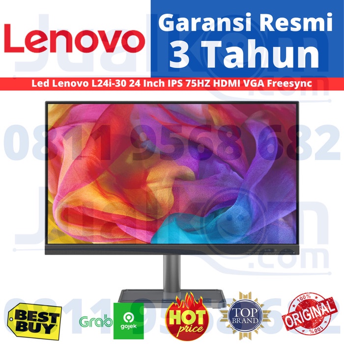 Monitor Led Lenovo L24i-30 24 Inch IPS 75HZ HDMI VGA Freesync