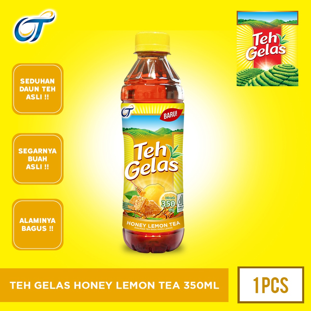 

Teh Gelas PET - Honey Lemon Tea 350ml - [1 Pcs]