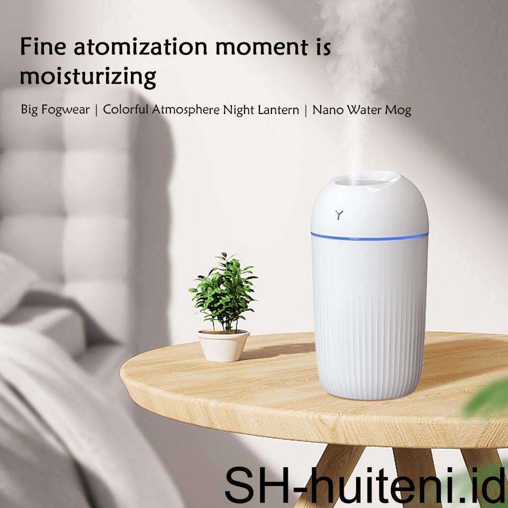 Aroma Diffuser Pengharum Ruangan Mini Humidifier Lampu Malam Luminous Mist Sprayer Beoprasi Baterai Perlengkapan Rumah Kantor