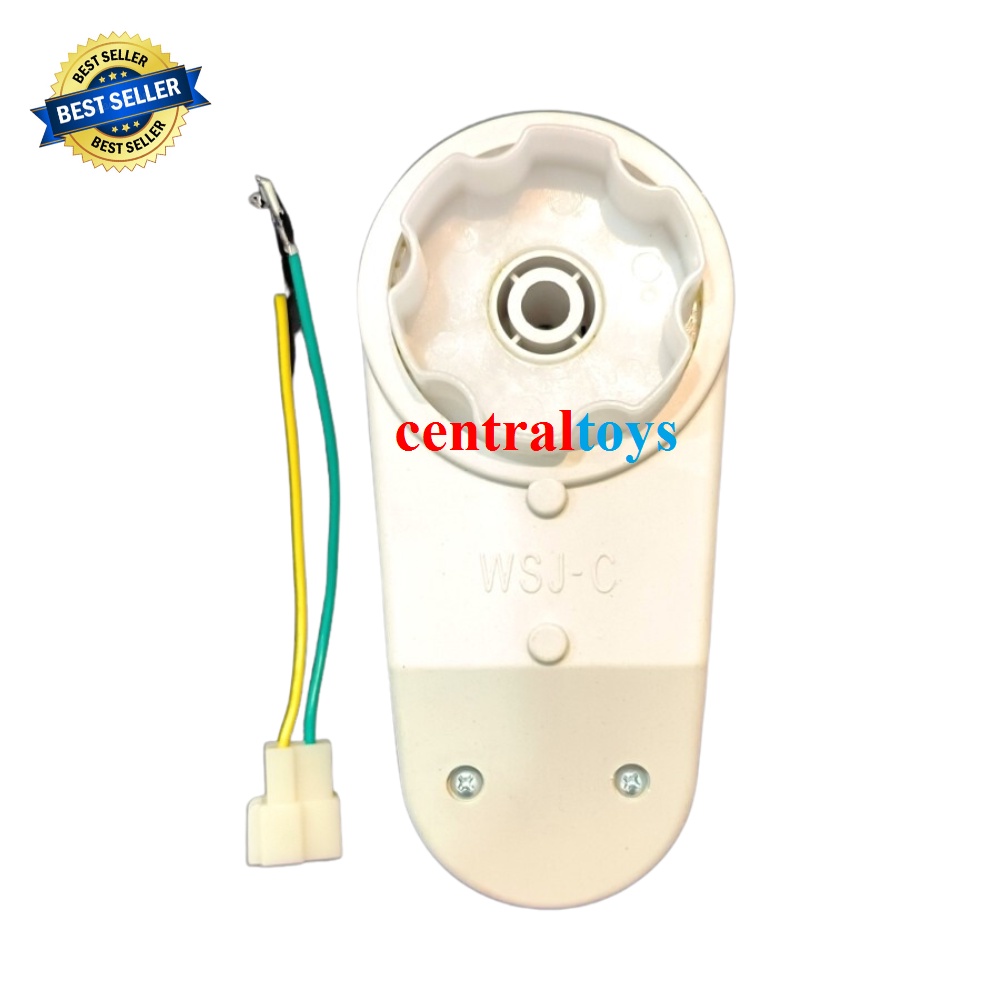 gearbox mobil aki 6v WSJ putih bintang 6 dinamo 390 18.000 rpm PMB dll