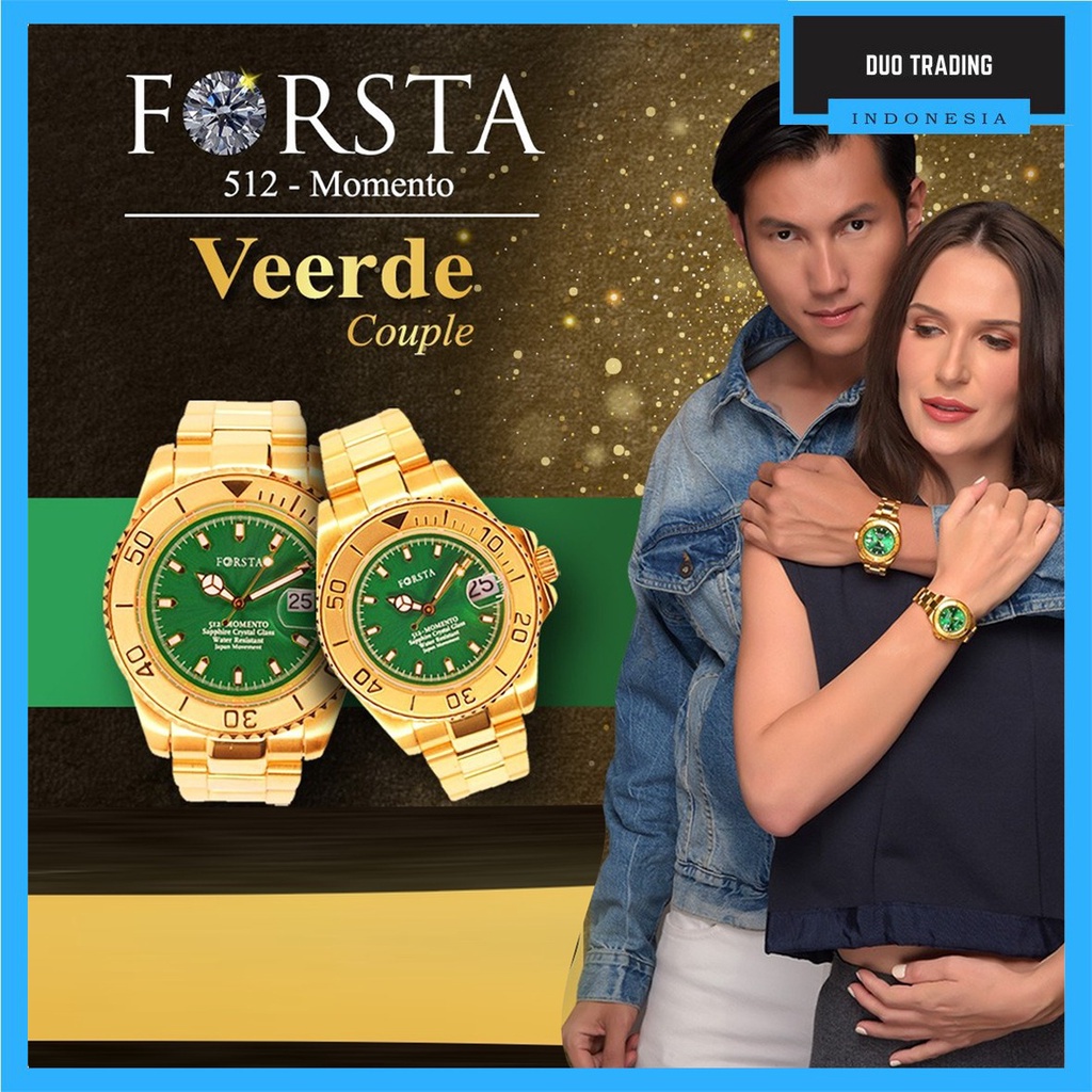 JAM TANGAN KESEHATAN FORSTA 512 MOMENTO VEERDE COUPLE JAM TANGAN KESEHATAN FORSTA