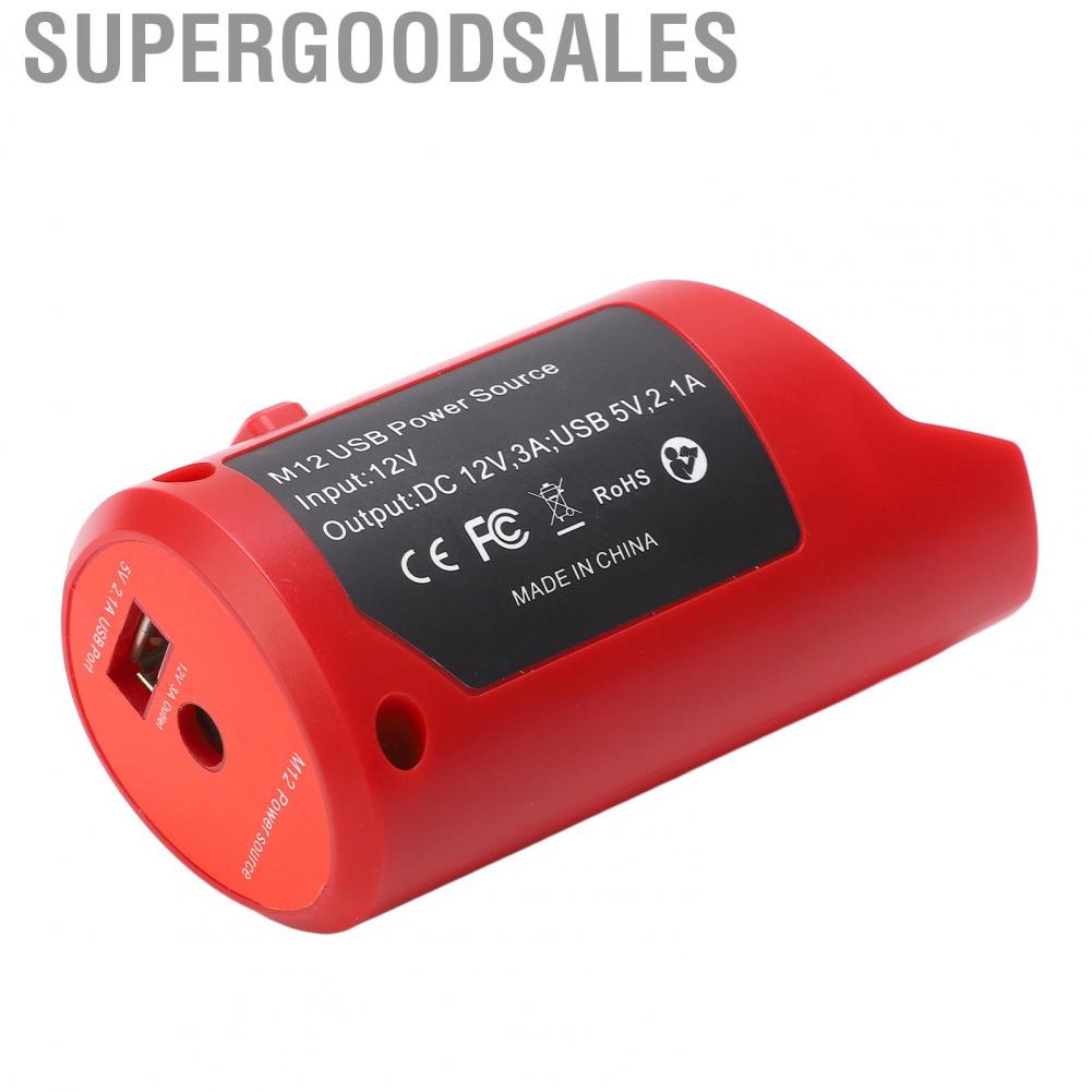 Supergoodsales USB   Adapter Power Source For M12 Charging Tool