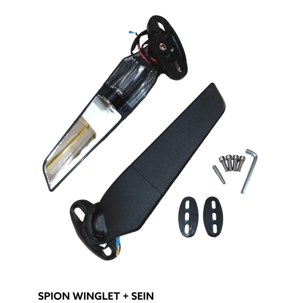 Mvp Gallery - Spion Winglet Plus Lampu Sein Universal Motor Ninja Cbr R25 R15 Gsx Kualitas Terbaik