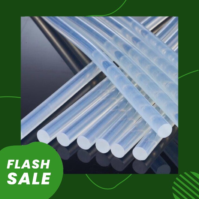 

Isi Lem Tembak Glue Stick 20cm x 7mm / 10cm x 7mm Refill Gun Sticks Hot Melt Lilin Bening Cair Panjang 20 cm