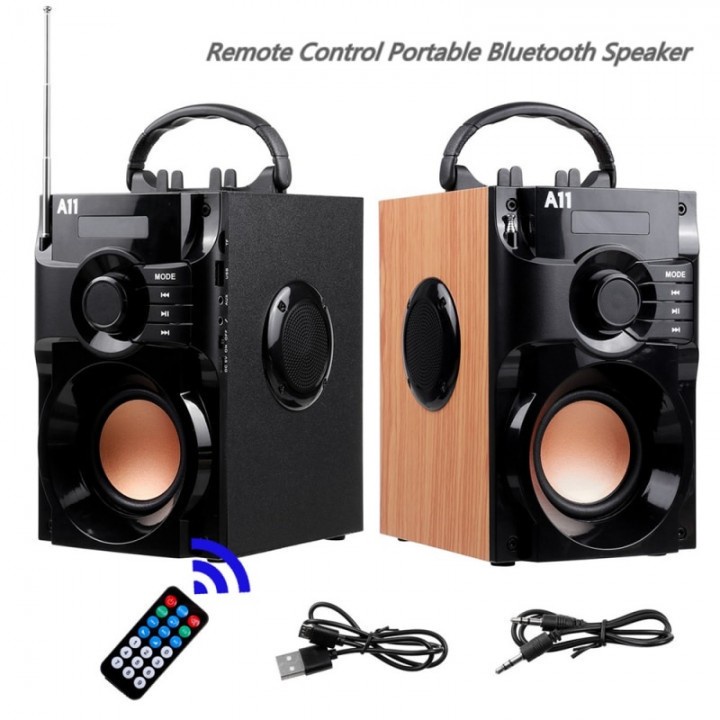 PNK23 A11 Portable Subwoofer Bluetooth Speaker FM Radio Rechargeable