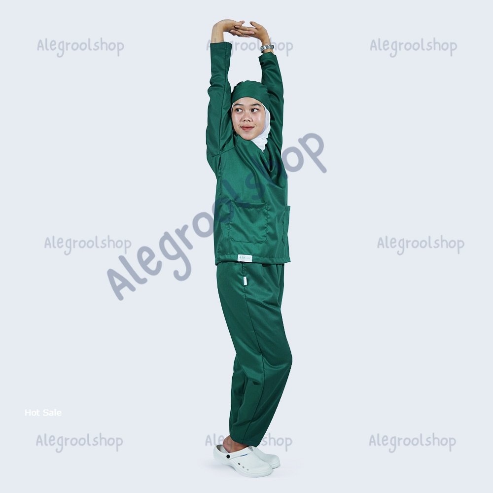 Doctor Scrub's Set Baju OK Lengan Panjang/pendek BIG SIZE 'Cito Series'