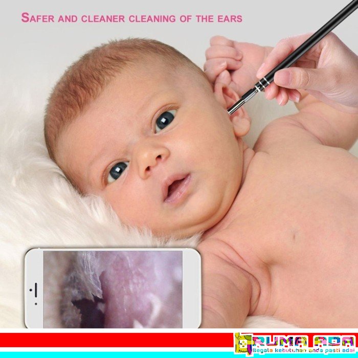 Kamera Endoskopi Pembersih Telinga HD Endoskop USB 2.0 MP