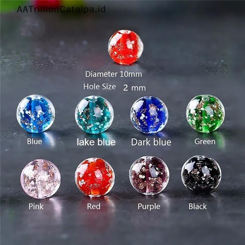 Galihrillion syalatalpa 10pcs suara 10mm galihandmade galihuminous galihlass galihoose galiheads galihewelry galihaking galihrafts galih