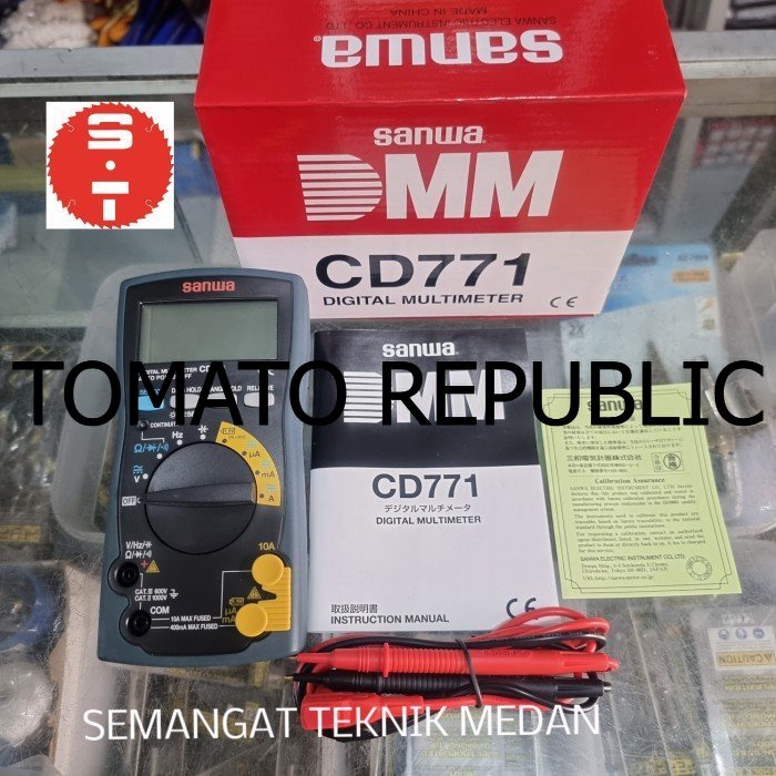 Murah CD771 DIGITAL MULTIMETER MULTITESTER AVOMETER SANWA CD 771 CD-771 VTQ896
