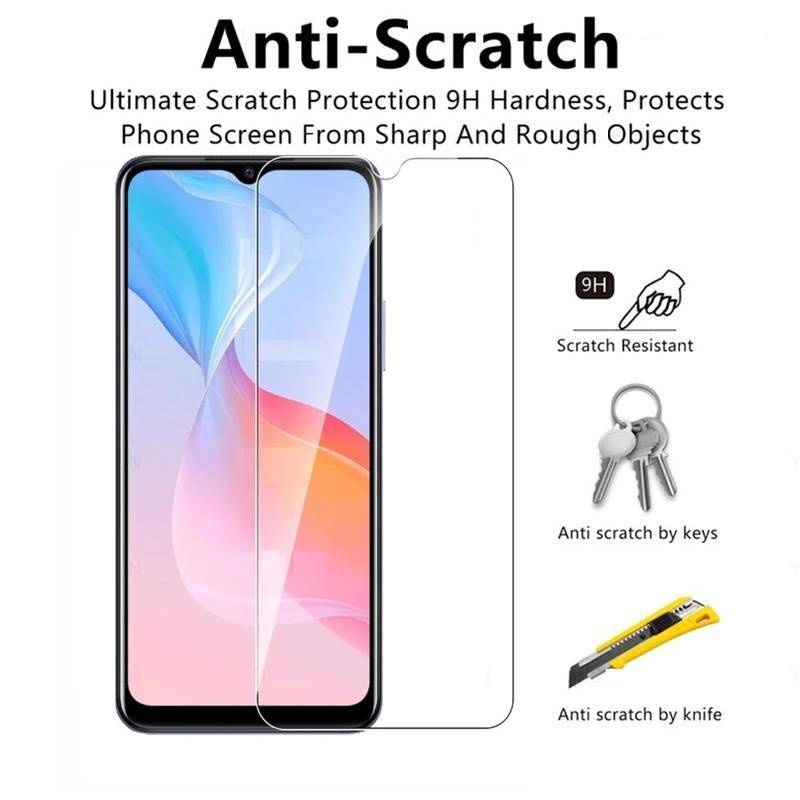 3pcs HD Tempered Glass Film Untuk Vivo V23 V20 V17 V15 V11 Z1 Pro Pelindung Layar Untuk Vivo V19 V17 Neo Z1 Lite Z6 Z5x Z3x Z1x Z5 Z1i V15 V23 V21 V20 V27e V25 V25e V23e V21s V21e