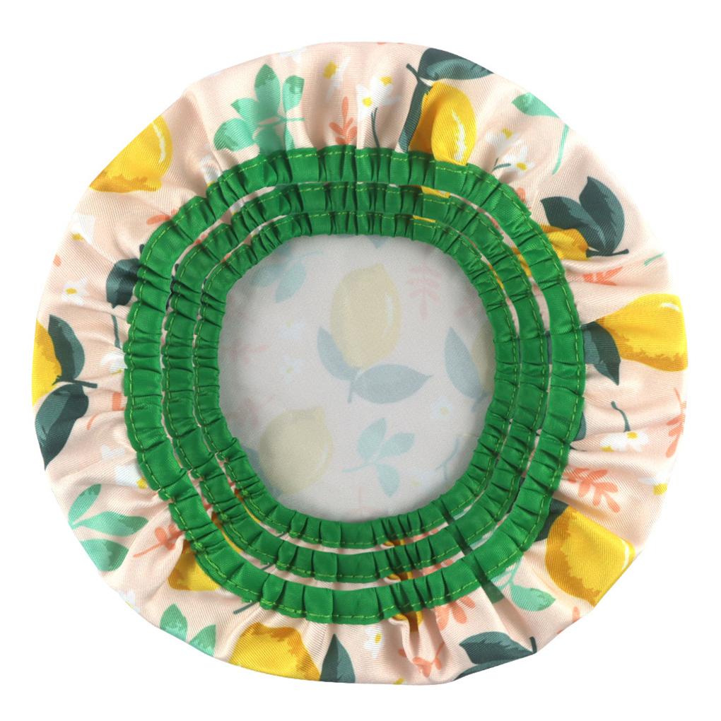 Paket 3mangkuk Penutup Penyimpanan Makanan Penutup Debu Indoor Outdoor Camping Hiking Barbecue Dapur Bisa Dicuci Segar Menjaga Tutup