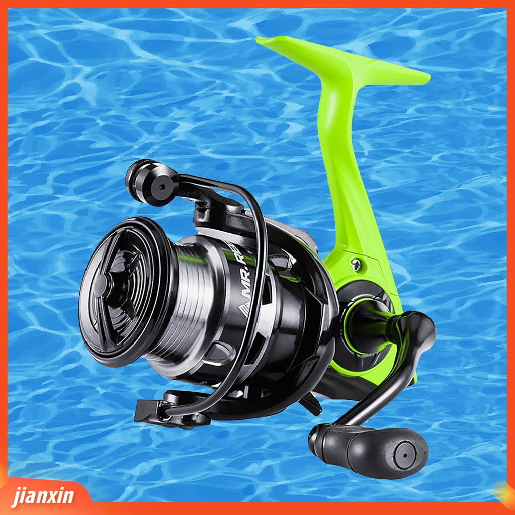(In Stock) Gapless Spinning Fishing Wheel Fast Wire Exit Rubber Grip Ketangguhan Yang Baik Padat Gulungan Pancing Aksesori Pancing