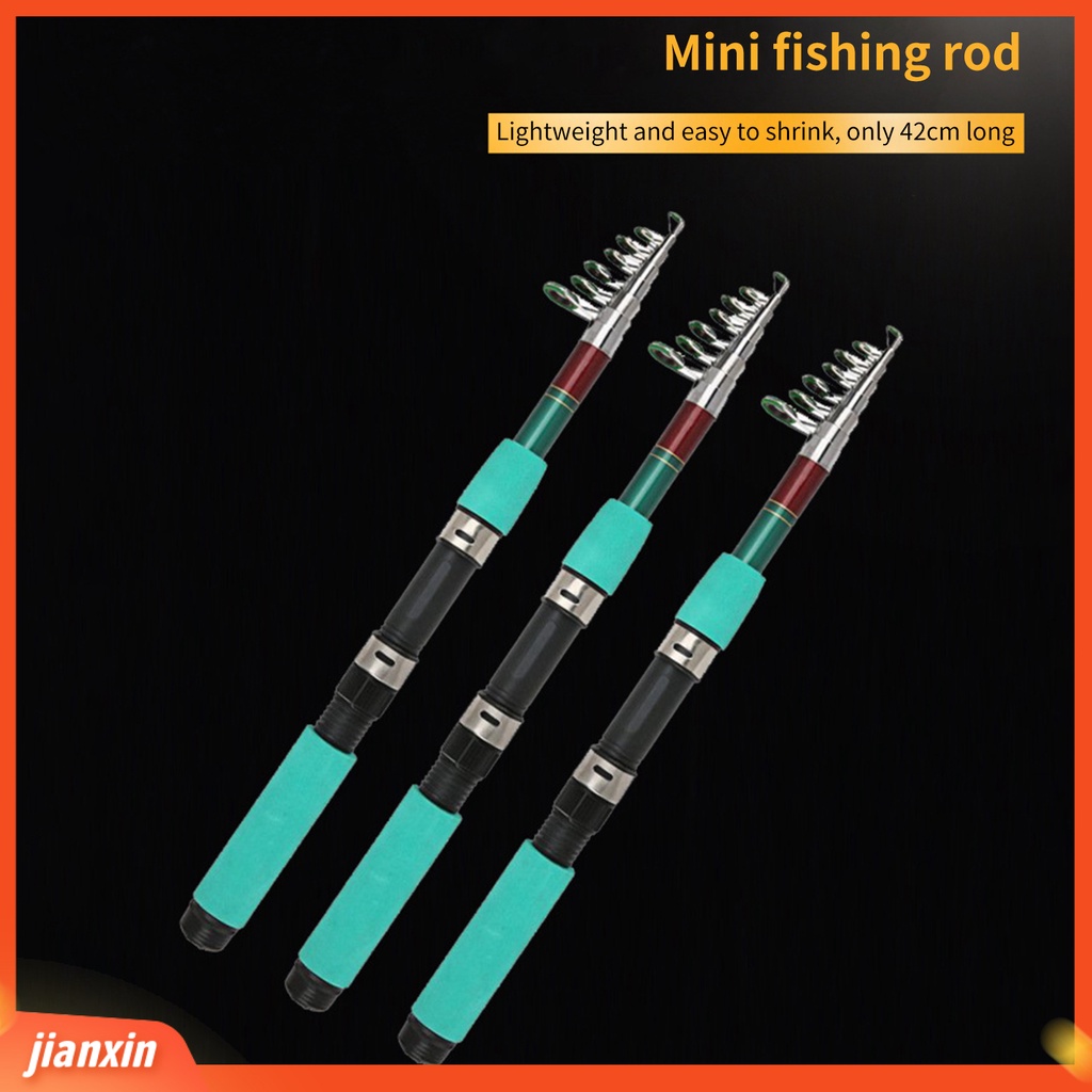 (In Stock) Tiang Pancing Desain Ergonomis Adjustable Fiber-glass Air Asin Air Tawar Telescopic Fishing Rod Untuk Outdoor