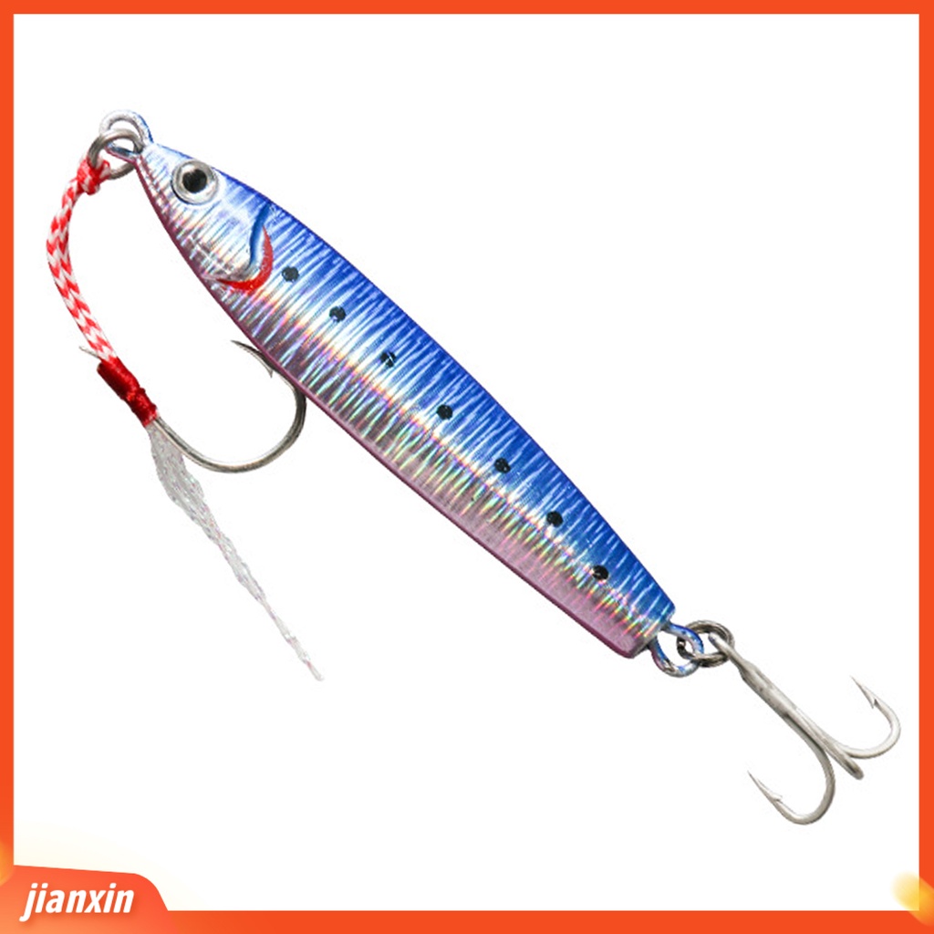 (In Stock) 30g /40g Ramping Memancing Umpan 3D Mata Reflektif Treble Hook Jigging Lure Perlengkapan Memancing