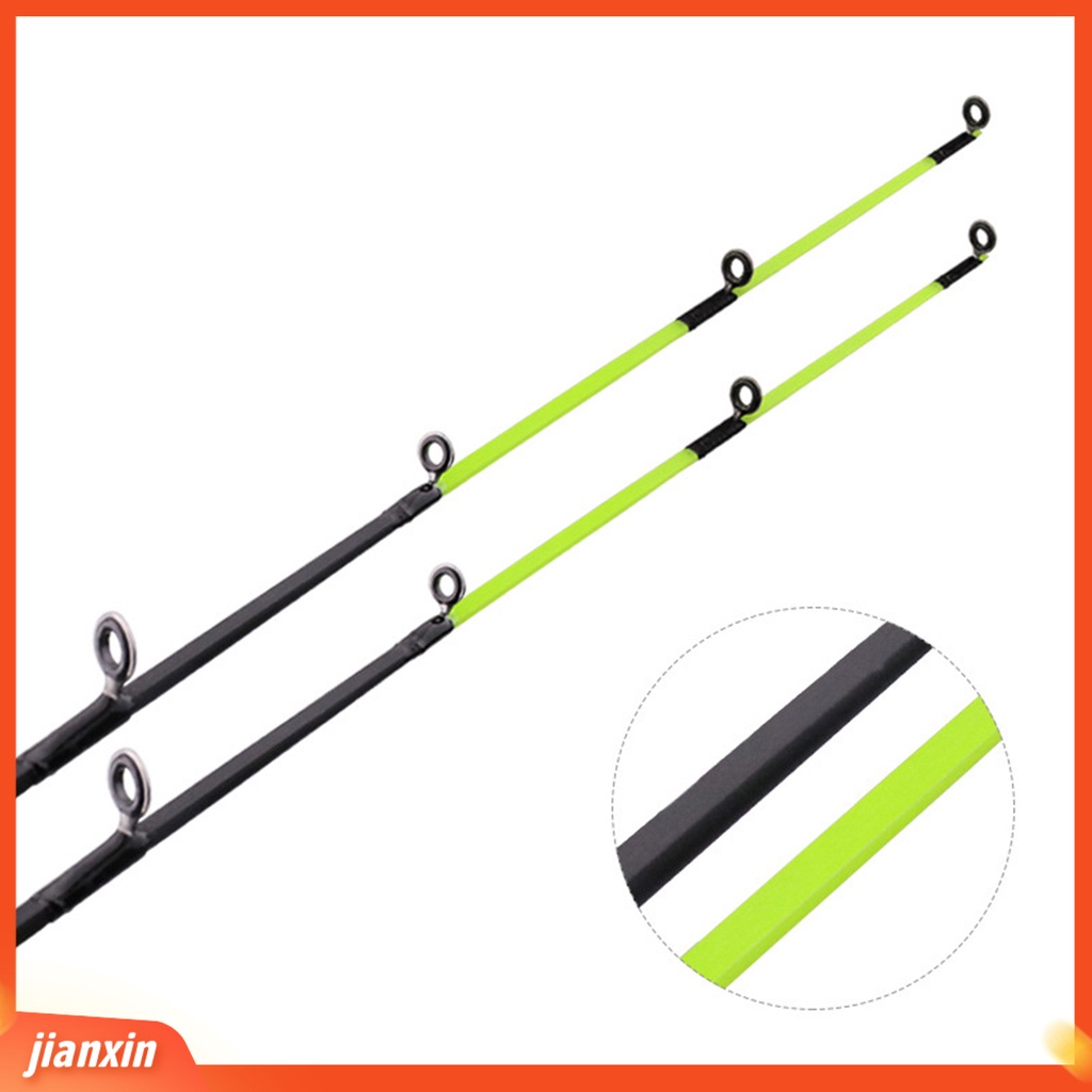 (In Stock) 61cm Kamuflase Gagang Lurus 2bagian Telescopic Ice Fishing Rod Tiang Ikan