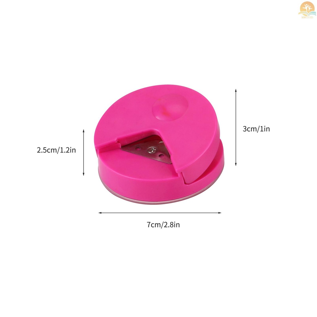 In Stock Corner Rounder Punch R4 Mini Portable Round Corner Trimmer Cutter 4mm Untuk Kerajinan Kartu Scrapbook Kertas Bungkus Stiker Foto Laminasi DIY Proyek