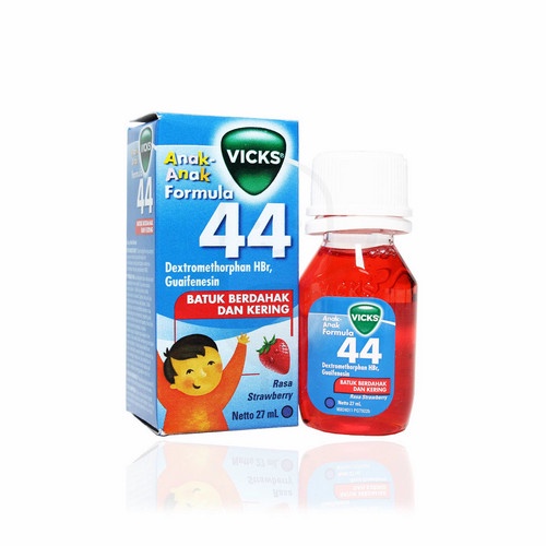 Vicks Formula 44 Anak Rasa Strawberry Sirup 27 Ml